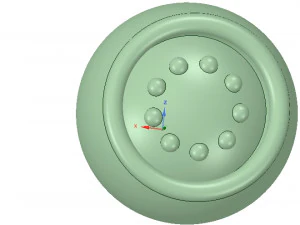 simple-made furniture handle knob v3 3d-print and cnc 3D Print Model