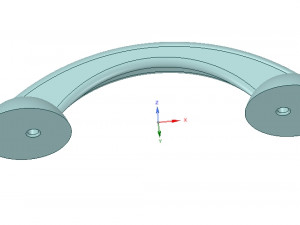 simple-made furniture bracket handle v3 3d-print and cnc 3D प्रिंट मॉडल