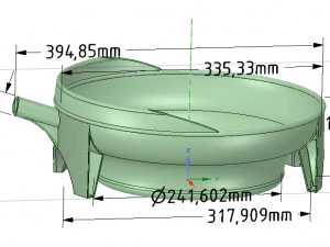 capacit&agrave; di scarico benzina gasolio liquidi refrigeranti antigelo stampa 3d e cnc Modello di stampa 3D