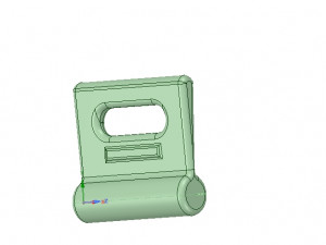 nylon internal flat slide and slug abz258 3d-print Model Cetak 3D