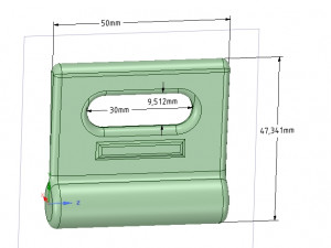 nylon internal flat slide and slug abz258 3d-print Model Cetak 3D