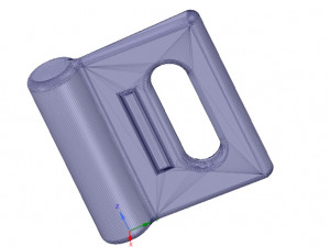 nylon internal flat slide and slug abz258 3d-print Model Cetak 3D