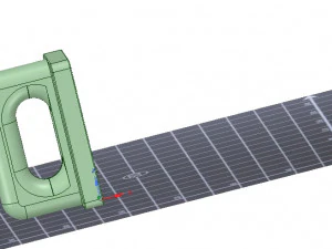 nylon internal flat slide and slug aba91 3d-print 3D Print Model