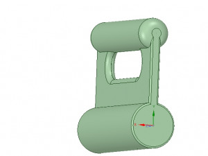 nylon internal flat slide and slug aba-258ustrong 3d-print 3D Print Model