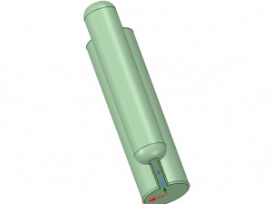 nylon internal flat slide and slug aba-258ustrong 3d-print 3D Print Model