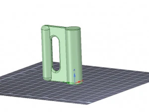 nylon internal flat slide and slug aba-258ustrong 3d-print 3D Print Model