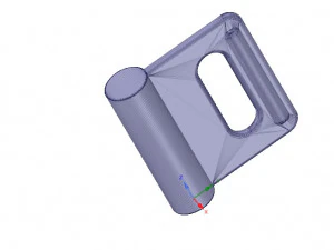nylon internal flat slide and slug aba-258-01 3d-print 3D Print Model