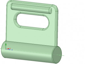 nylon internal flat slide and slug aba-258-01 3d-print 3D Принт Модель