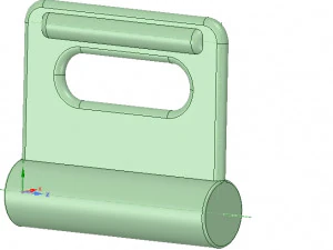 corredera plana interna de nailon y babosa aba-258-01 impresi&oacute;n 3d Modelo de impresión 3D