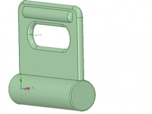 nylon internal flat slide and slug aba-258-01 3d-print 3D प्रिंट मॉडल