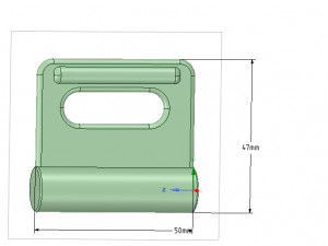 nylon internal flat slide and slug aba-258-01 3d-print 3D प्रिंट मॉडल