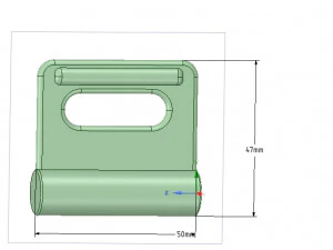 nylon internal flat slide and slug aba-258-01 3d-print 3D Print Model
