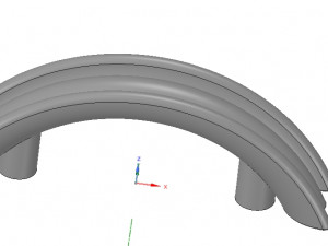 simple-made furniture bracket handle vs02 3d-print and cnc 3D Baskı Modeli