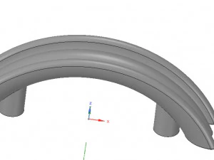 Al&ccedil;a de suporte para m&oacute;veis de fabrica&ccedil;&atilde;o simples vs02 impress&atilde;o 3d e cnc Modelo de Impressão 3D