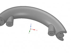 Al&ccedil;a de suporte para m&oacute;veis de fabrica&ccedil;&atilde;o simples vs02 impress&atilde;o 3d e cnc Modelo de Impressão 3D
