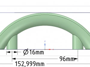 Al&ccedil;a de suporte para m&oacute;veis de fabrica&ccedil;&atilde;o simples vs02 impress&atilde;o 3d e cnc Modelo de Impressão 3D