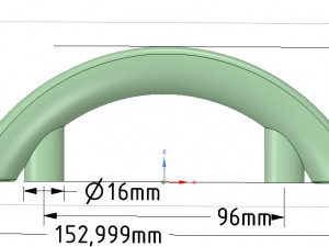 simple-made furniture bracket handle vs02 3d-print and cnc 3D Baskı Modeli