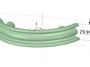 Al&ccedil;a de suporte para m&oacute;veis de fabrica&ccedil;&atilde;o simples vs02 impress&atilde;o 3d e cnc Modelo de Impressão 3D