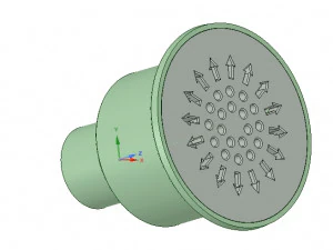 Kit di scarico per doccia a pavimento antiallagamento, trappola per odori, stampa 3D Modello di stampa 3D