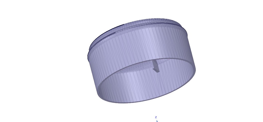 STL file Floor simple Drain trap Round d102 4 inch odore block 3d