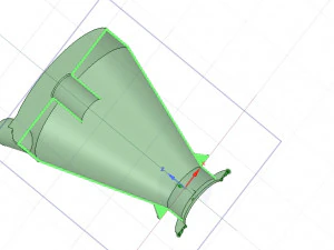 cyclone filter for household vacuum cleaner nozzle v01 3d-print 3D Print Model