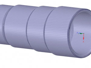 stepped universal adapter for vacuum cleaner nozzle v01 3d-print cnc 3D Print Model