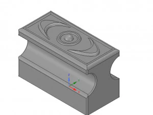simple-made furniture bracket handle v04 3d-print and cnc 3D Print Model