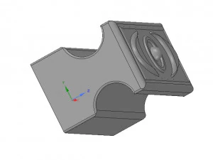 simple-made furniture bracket handle v04 3d-print and cnc 3D Print Model