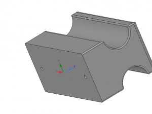 simple-made furniture bracket handle v04 3d-print and cnc 3D Print Model