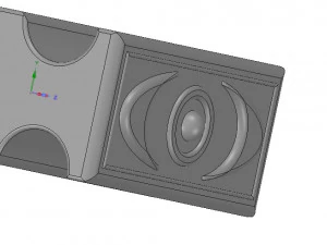 simple-made furniture bracket handle v04 3d-print and cnc 3D Print Model