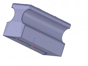 simple-made furniture bracket handle v04 3d-print and cnc 3D Print Model