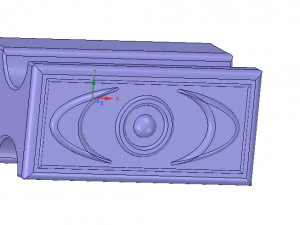 simple-made furniture bracket handle v04 3d-print and cnc 3D Print Model