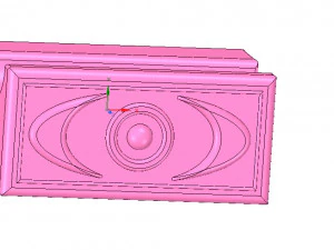 simple-made furniture bracket handle v04 3d-print and cnc 3D Print Model