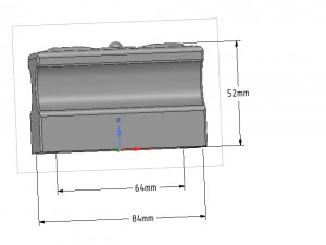 simple-made furniture bracket handle v04 3d-print and cnc 3D Print Model