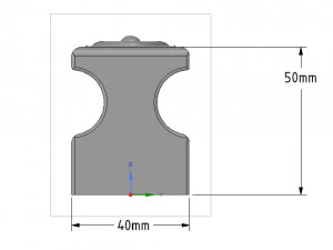 simple-made furniture bracket handle v04 3d-print and cnc 3D Print Model