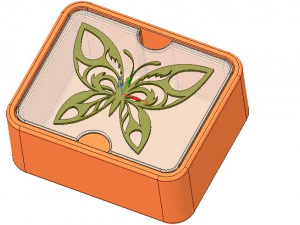 Geschenk Hochzeit Schmuckschatulle kleine Spielzeugkiste 3D-Druckmodell 3D Druckmodell