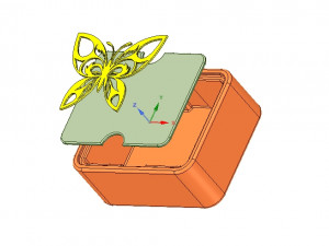 gift wedding jewelry box small toy box 3d print model 3D Принт Модель
