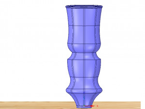 gift wedding jewelry round flower vase decor 3d print cnc model 3D Print Model