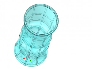 gift wedding jewelry round flower vase decor 3d print cnc model 3D 프린트 모델