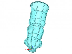 gift wedding jewelry round flower vase decor 3d print cnc model 3D 프린트 모델