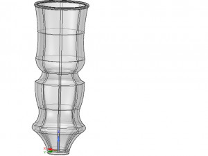 gift wedding jewelry round flower vase decor 3d print cnc model 3D 프린트 모델