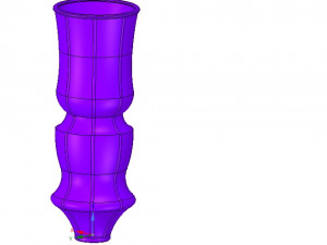 gift wedding jewelry round flower vase decor 3d print cnc model 3D 프린트 모델