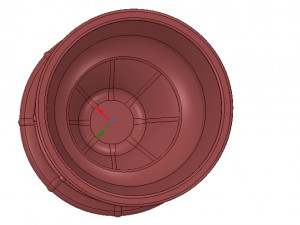gift wedding jewelry round flower vase decor 3d print cnc model 3D 프린트 모델