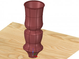 gift wedding jewelry round flower vase decor 3d print cnc model 3D 프린트 모델