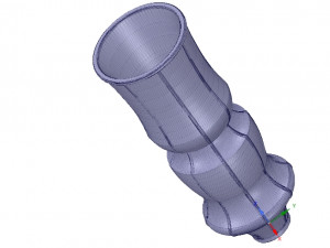 gift wedding jewelry round flower vase decor 3d print cnc model 3D 프린트 모델