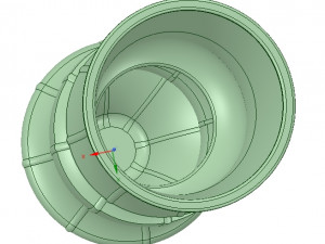 gift wedding jewelry round flower vase decor 3d print cnc model 3D 프린트 모델
