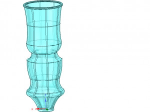 gift wedding jewelry round flower vase decor 3d print cnc model 3D 프린트 모델