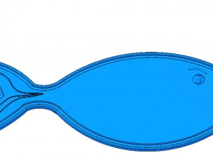 simple-made tray board for cutting fish 3d-print and cnc 3D Print Model