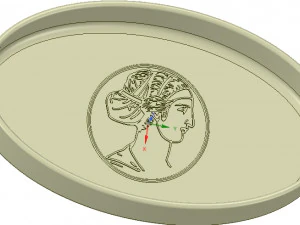 entrega de bandeja para legumes e frutas impress&atilde;o 3d e cnc Modelo de Impressão 3D