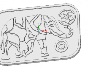 підставка для тарілок і гарячого elefant 212 3d-друк і ЧПУ 3D Принт Модель